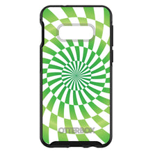DistinctInk™ OtterBox Symmetry Series Case for Apple iPhone / Samsung Galaxy / Google Pixel - Green White Swirl Geometric