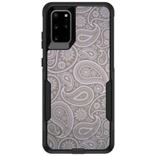 DistinctInk™ OtterBox Commuter Series Case for Apple iPhone or Samsung Galaxy - Grey Black Paisley