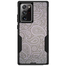 DistinctInk™ OtterBox Commuter Series Case for Apple iPhone or Samsung Galaxy - Grey Black Paisley