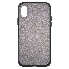 DistinctInk™ OtterBox Symmetry Series Case for Apple iPhone / Samsung Galaxy / Google Pixel - Grey Black Paisley