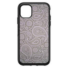 DistinctInk™ OtterBox Symmetry Series Case for Apple iPhone / Samsung Galaxy / Google Pixel - Grey Black Paisley