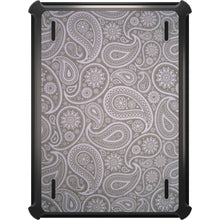 DistinctInk™ OtterBox Defender Series Case for Apple iPad / iPad Pro / iPad Air / iPad Mini - Grey Black Paisley