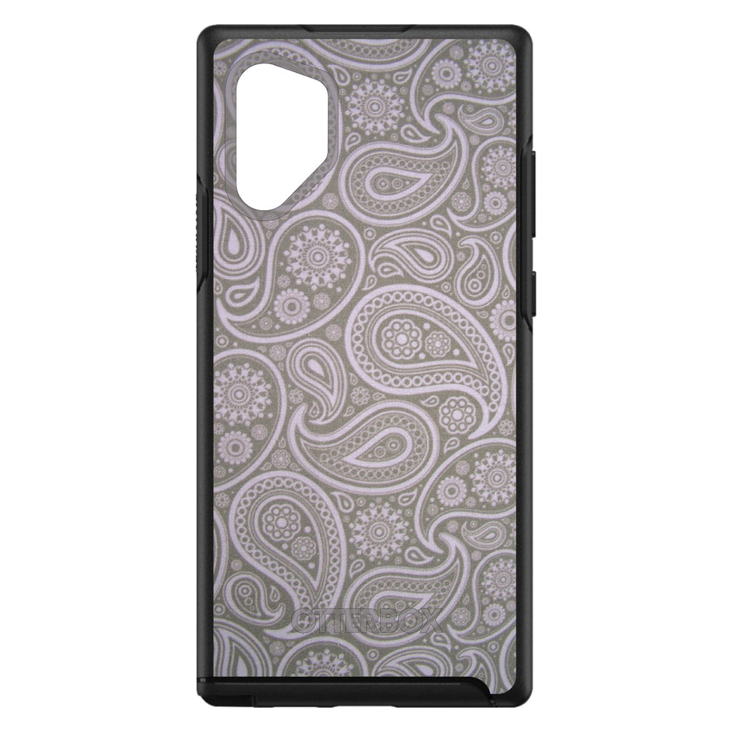 Grey Black Paisley OtterBox Symmetry Case for iPhone & Galaxy, view 11