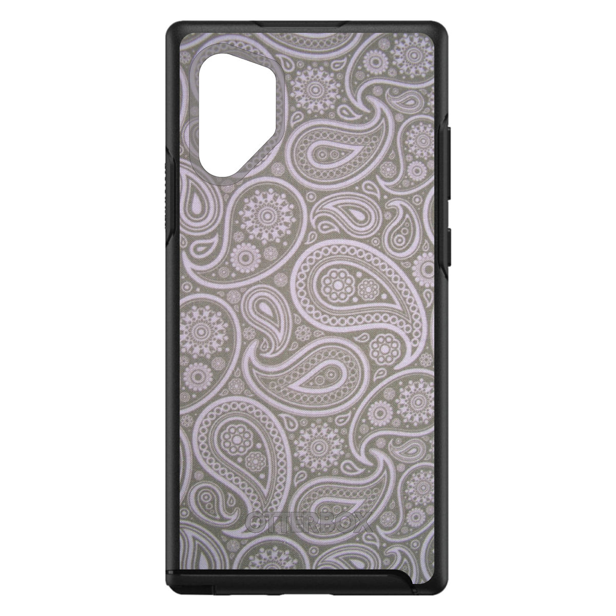 Grey Black Paisley OtterBox Symmetry Case for iPhone & Galaxy, view 11