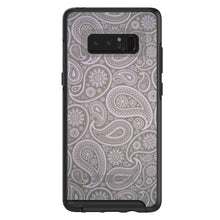 DistinctInk™ OtterBox Symmetry Series Case for Apple iPhone / Samsung Galaxy / Google Pixel - Grey Black Paisley