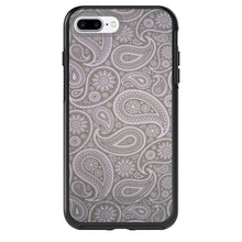 DistinctInk™ OtterBox Symmetry Series Case for Apple iPhone / Samsung Galaxy / Google Pixel - Grey Black Paisley
