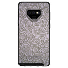DistinctInk™ OtterBox Symmetry Series Case for Apple iPhone / Samsung Galaxy / Google Pixel - Grey Black Paisley
