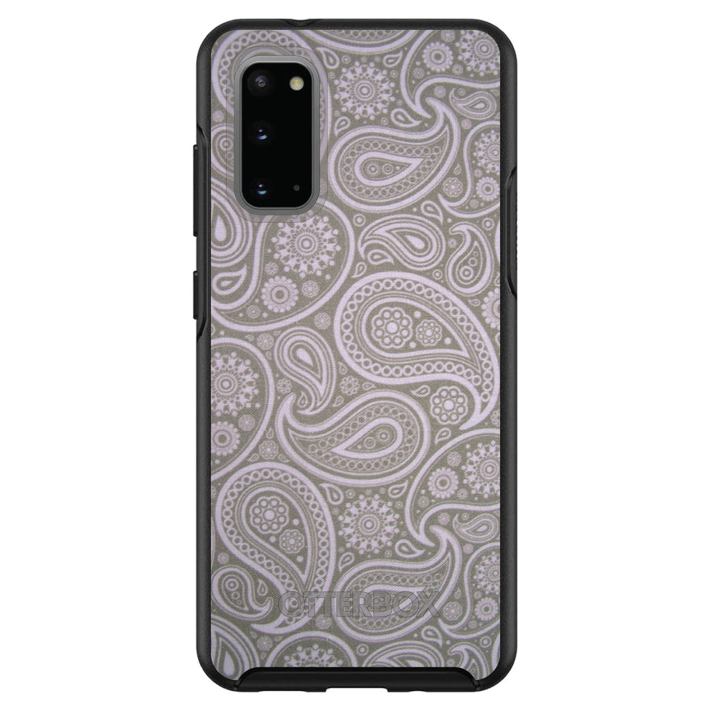 Grey Black Paisley OtterBox Symmetry Case for iPhone & Galaxy, view 5