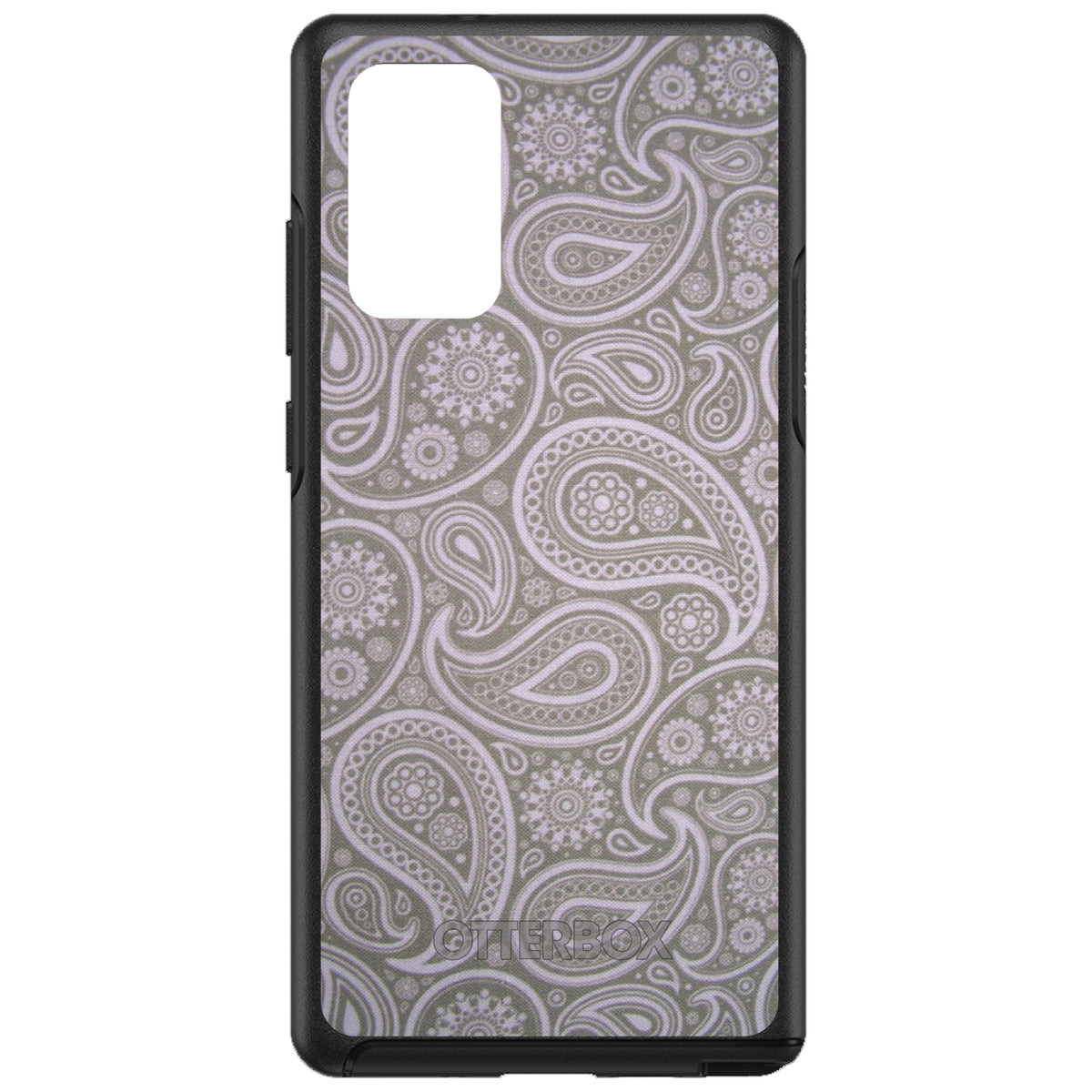 Grey Black Paisley OtterBox Symmetry Case for iPhone & Galaxy, view 10