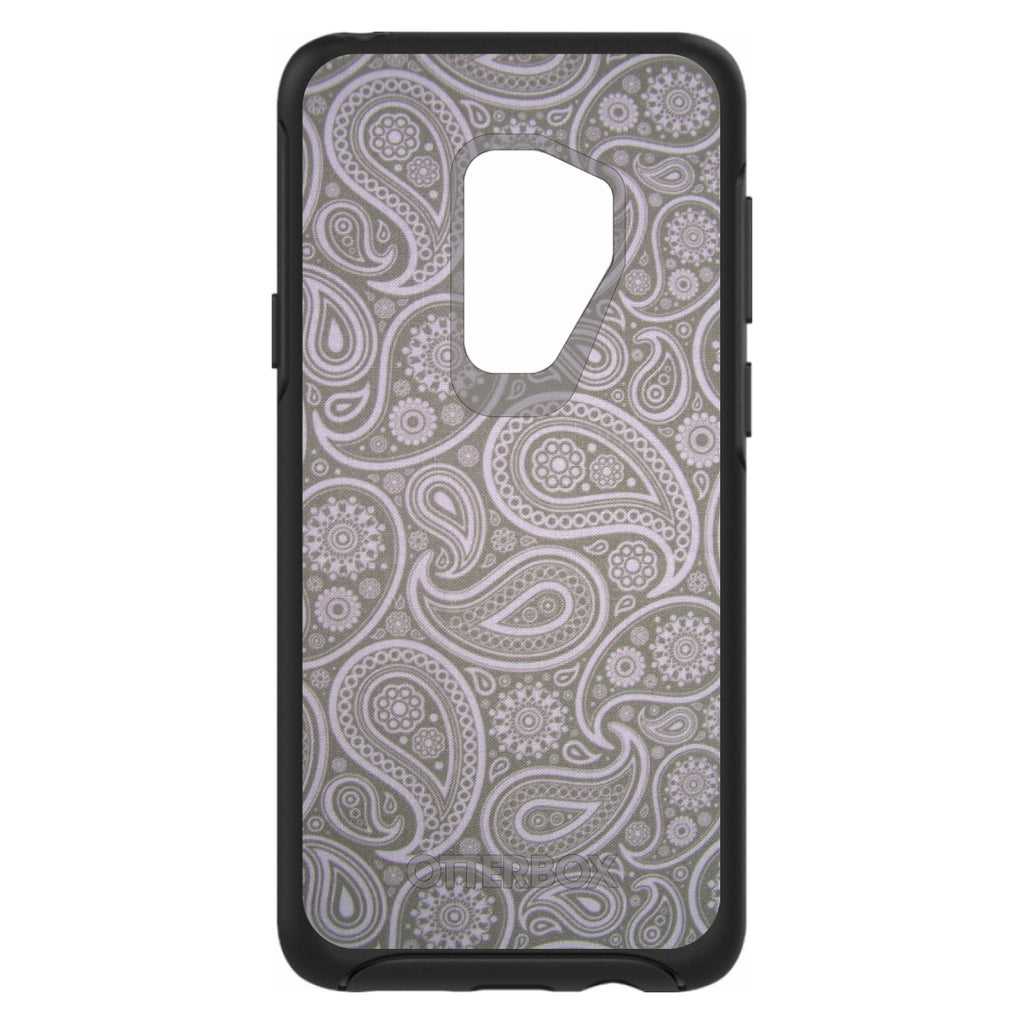 Grey Black Paisley OtterBox Symmetry Case for iPhone & Galaxy, view 9