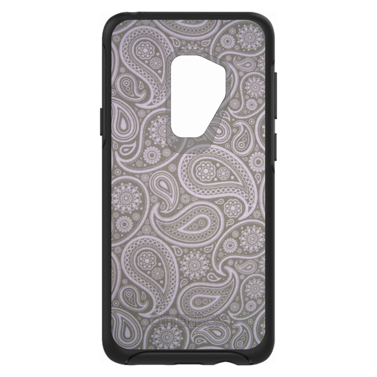 Grey Black Paisley OtterBox Symmetry Case for iPhone & Galaxy, view 9