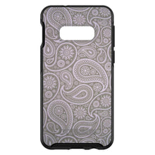 DistinctInk™ OtterBox Symmetry Series Case for Apple iPhone / Samsung Galaxy / Google Pixel - Grey Black Paisley