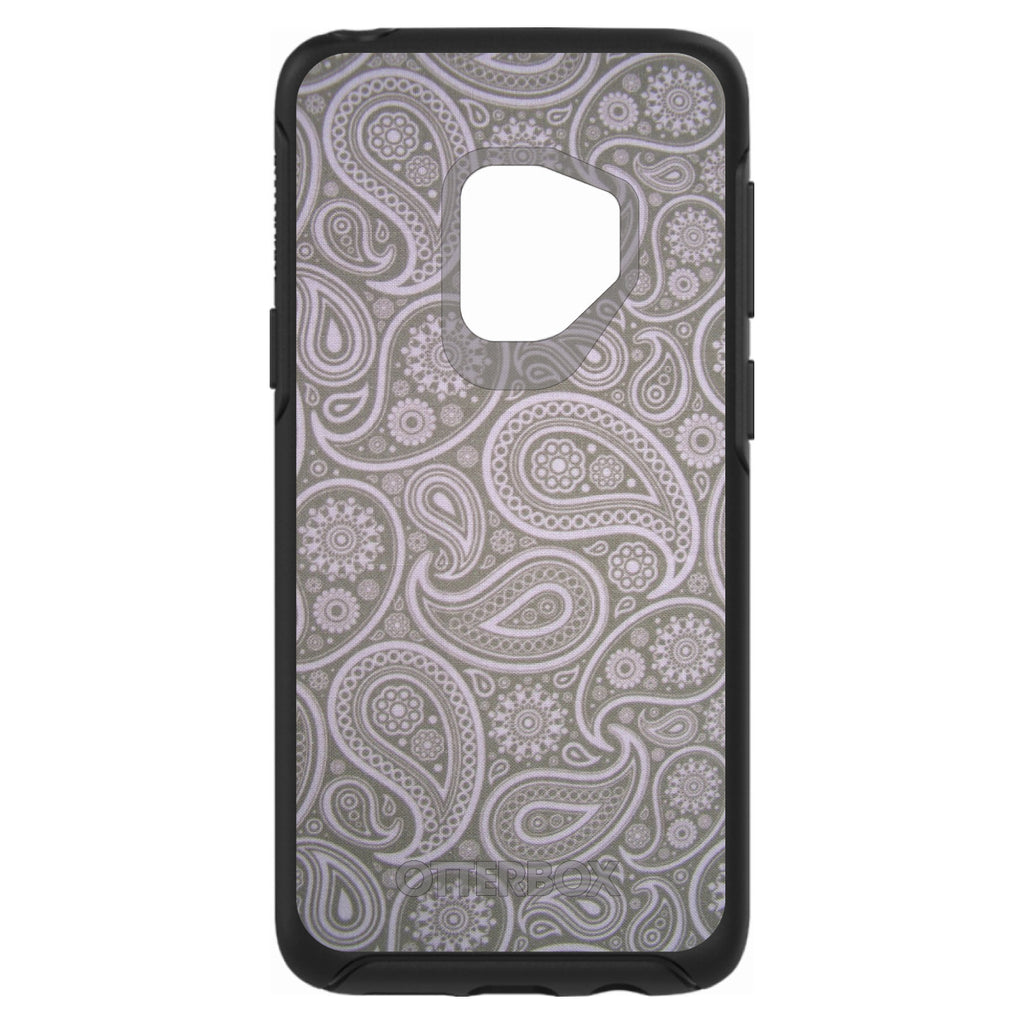 Grey Black Paisley OtterBox Symmetry Case for iPhone & Galaxy, view 8