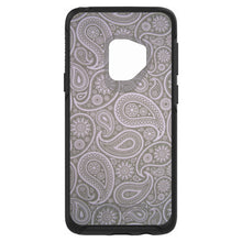 DistinctInk™ OtterBox Symmetry Series Case for Apple iPhone / Samsung Galaxy / Google Pixel - Grey Black Paisley