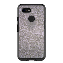 DistinctInk™ OtterBox Symmetry Series Case for Apple iPhone / Samsung Galaxy / Google Pixel - Grey Black Paisley