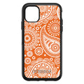 Orange White Paisley OtterBox Symmetry Case for iPhone & Galaxy