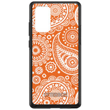 DistinctInk™ OtterBox Symmetry Series Case for Apple iPhone / Samsung Galaxy / Google Pixel - Orange White Paisley