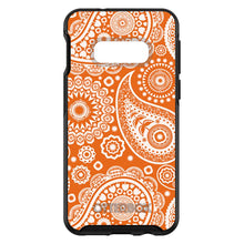 DistinctInk™ OtterBox Symmetry Series Case for Apple iPhone / Samsung Galaxy / Google Pixel - Orange White Paisley