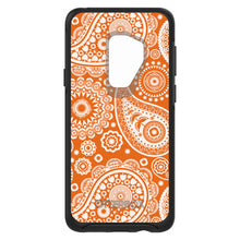 DistinctInk™ OtterBox Symmetry Series Case for Apple iPhone / Samsung Galaxy / Google Pixel - Orange White Paisley