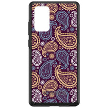 DistinctInk™ OtterBox Symmetry Series Case for Apple iPhone / Samsung Galaxy / Google Pixel - Purple Yellow Blue Paisley