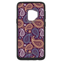 DistinctInk™ OtterBox Symmetry Series Case for Apple iPhone / Samsung Galaxy / Google Pixel - Purple Yellow Blue Paisley