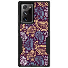 DistinctInk™ OtterBox Commuter Series Case for Apple iPhone or Samsung Galaxy - Purple Yellow Blue Paisley