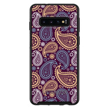 DistinctInk™ OtterBox Symmetry Series Case for Apple iPhone / Samsung Galaxy / Google Pixel - Purple Yellow Blue Paisley