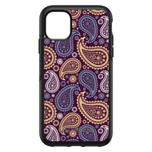 DistinctInk™ OtterBox Symmetry Series Case for Apple iPhone / Samsung Galaxy / Google Pixel - Purple Yellow Blue Paisley