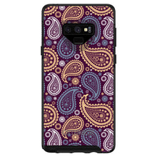 DistinctInk™ OtterBox Symmetry Series Case for Apple iPhone / Samsung Galaxy / Google Pixel - Purple Yellow Blue Paisley
