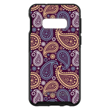 DistinctInk™ OtterBox Symmetry Series Case for Apple iPhone / Samsung Galaxy / Google Pixel - Purple Yellow Blue Paisley