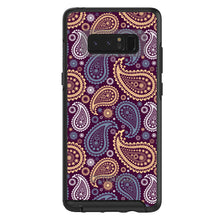 DistinctInk™ OtterBox Symmetry Series Case for Apple iPhone / Samsung Galaxy / Google Pixel - Purple Yellow Blue Paisley