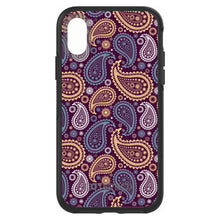 DistinctInk™ OtterBox Symmetry Series Case for Apple iPhone / Samsung Galaxy / Google Pixel - Purple Yellow Blue Paisley