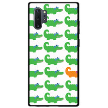 DistinctInk® Hard Plastic Snap-On Case for Apple iPhone or Samsung Galaxy - Green Orange Blue Alligator Gator