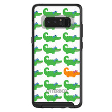 DistinctInk™ OtterBox Symmetry Series Case for Apple iPhone / Samsung Galaxy / Google Pixel - Green Orange Blue Alligator Gator