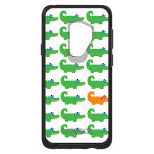 DistinctInk™ OtterBox Symmetry Series Case for Apple iPhone / Samsung Galaxy / Google Pixel - Green Orange Blue Alligator Gator