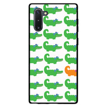 DistinctInk® Hard Plastic Snap-On Case for Apple iPhone or Samsung Galaxy - Green Orange Blue Alligator Gator