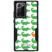 DistinctInk™ OtterBox Commuter Series Case for Apple iPhone or Samsung Galaxy - Green Orange Blue Alligator Gator