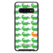 DistinctInk™ OtterBox Symmetry Series Case for Apple iPhone / Samsung Galaxy / Google Pixel - Green Orange Blue Alligator Gator