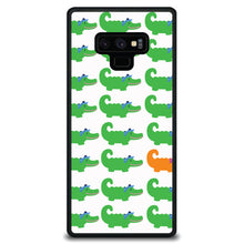 DistinctInk® Hard Plastic Snap-On Case for Apple iPhone or Samsung Galaxy - Green Orange Blue Alligator Gator