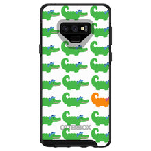 DistinctInk™ OtterBox Symmetry Series Case for Apple iPhone / Samsung Galaxy / Google Pixel - Green Orange Blue Alligator Gator