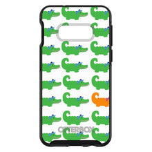 DistinctInk™ OtterBox Symmetry Series Case for Apple iPhone / Samsung Galaxy / Google Pixel - Green Orange Blue Alligator Gator