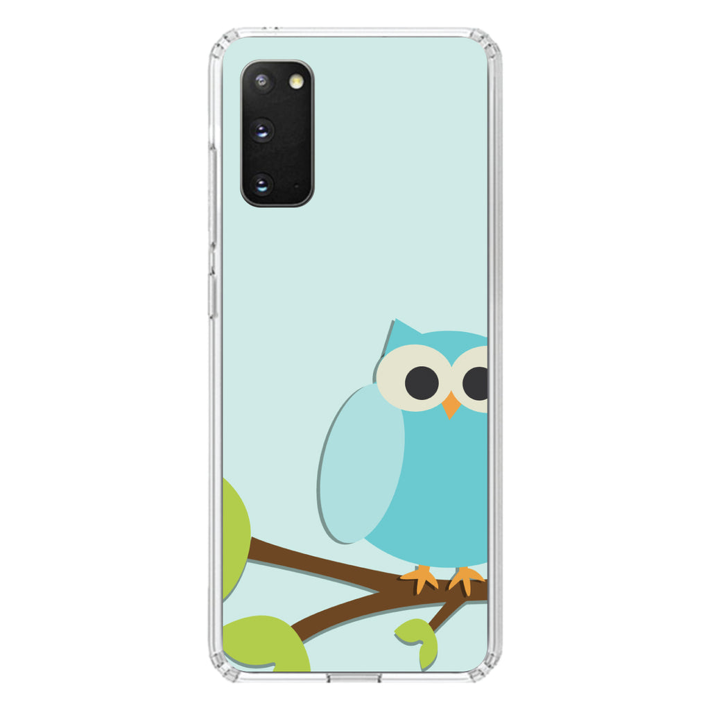 Blue Owl Cartoon Clear Shockproof iPhone Case, view 15