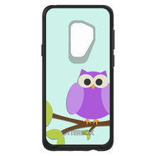 DistinctInk™ OtterBox Symmetry Series Case for Apple iPhone / Samsung Galaxy / Google Pixel - Purple Owl Cartoon