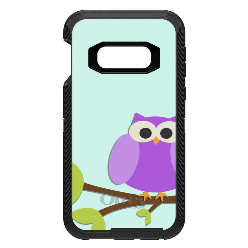 Purple Owl Cartoon OtterBox Defender Case for iPhone & Galaxy, view 10