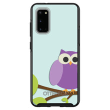 DistinctInk™ OtterBox Symmetry Series Case for Apple iPhone / Samsung Galaxy / Google Pixel - Purple Owl Cartoon