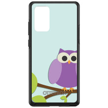 DistinctInk™ OtterBox Symmetry Series Case for Apple iPhone / Samsung Galaxy / Google Pixel - Purple Owl Cartoon