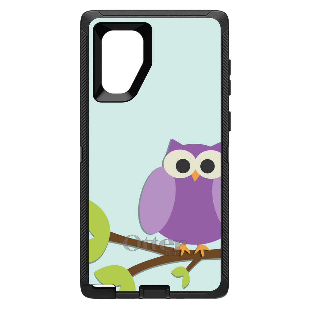Purple Owl Cartoon OtterBox Defender Case for iPhone & Galaxy, view 15