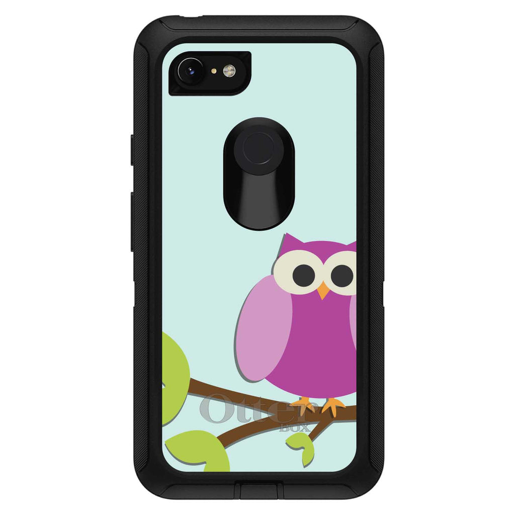 Pink Owl Cartoon OtterBox Defender Case for iPhone & Galaxy, view 18