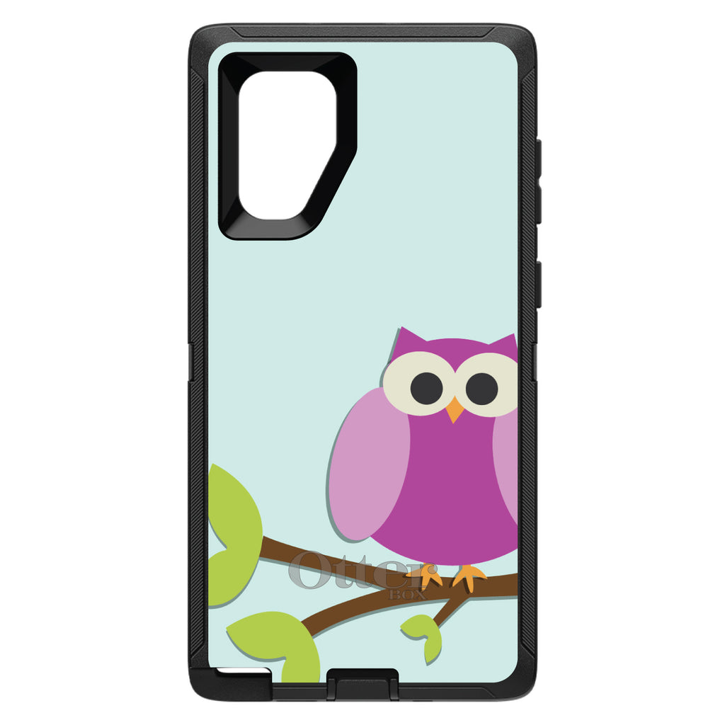 Pink Owl Cartoon OtterBox Defender Case for iPhone & Galaxy, view 15