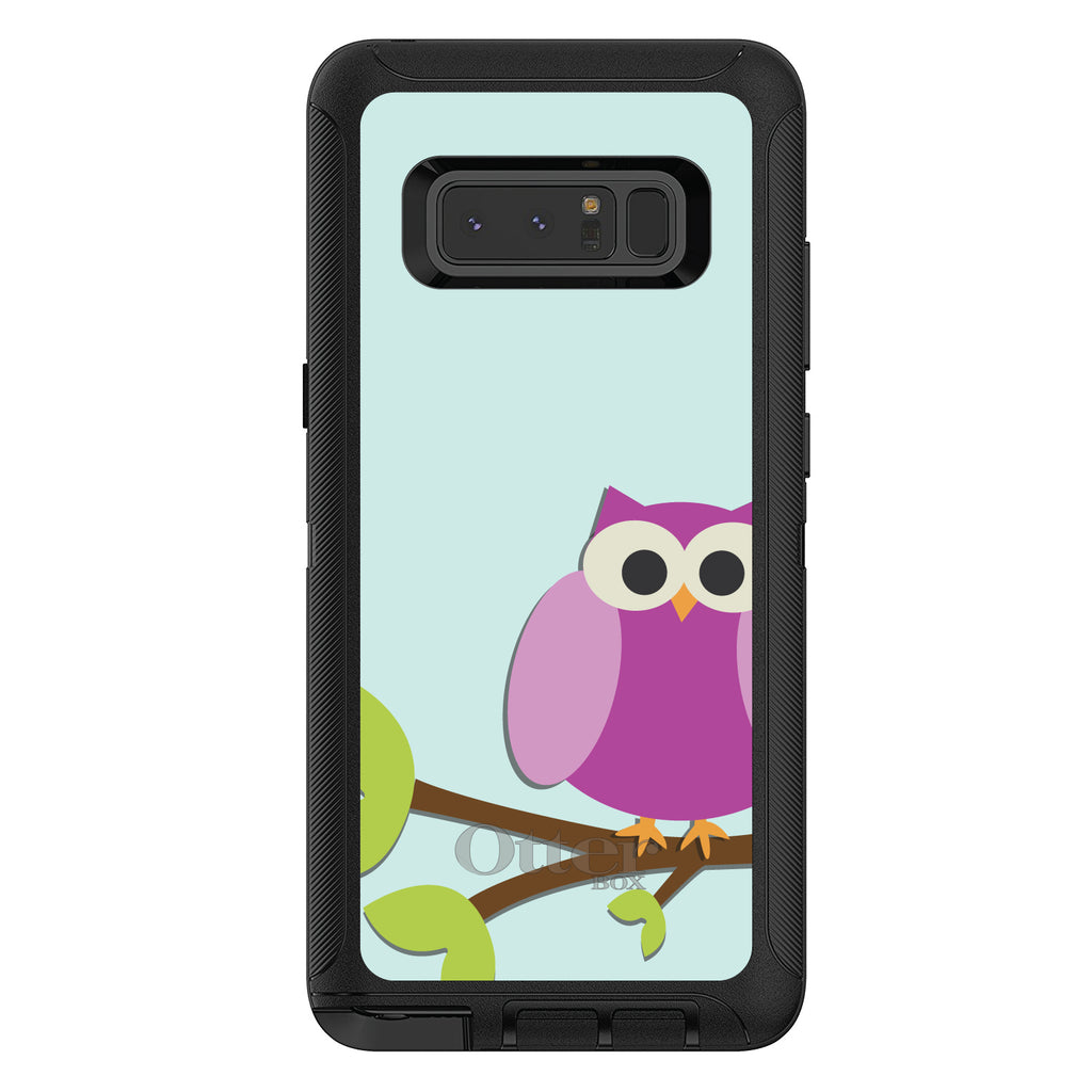 Pink Owl Cartoon OtterBox Defender Case for iPhone & Galaxy, view 17